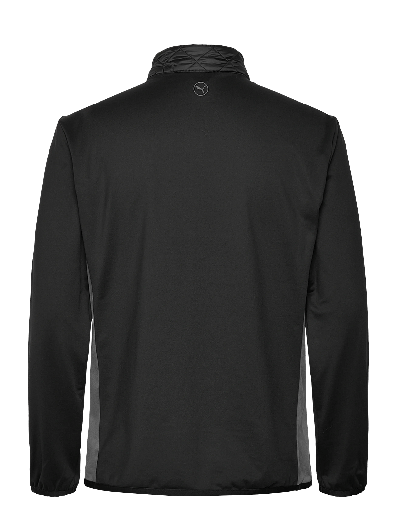PUMA Golf - Frost Quilted Jacket - golf jackets - puma black-slate gray - 1