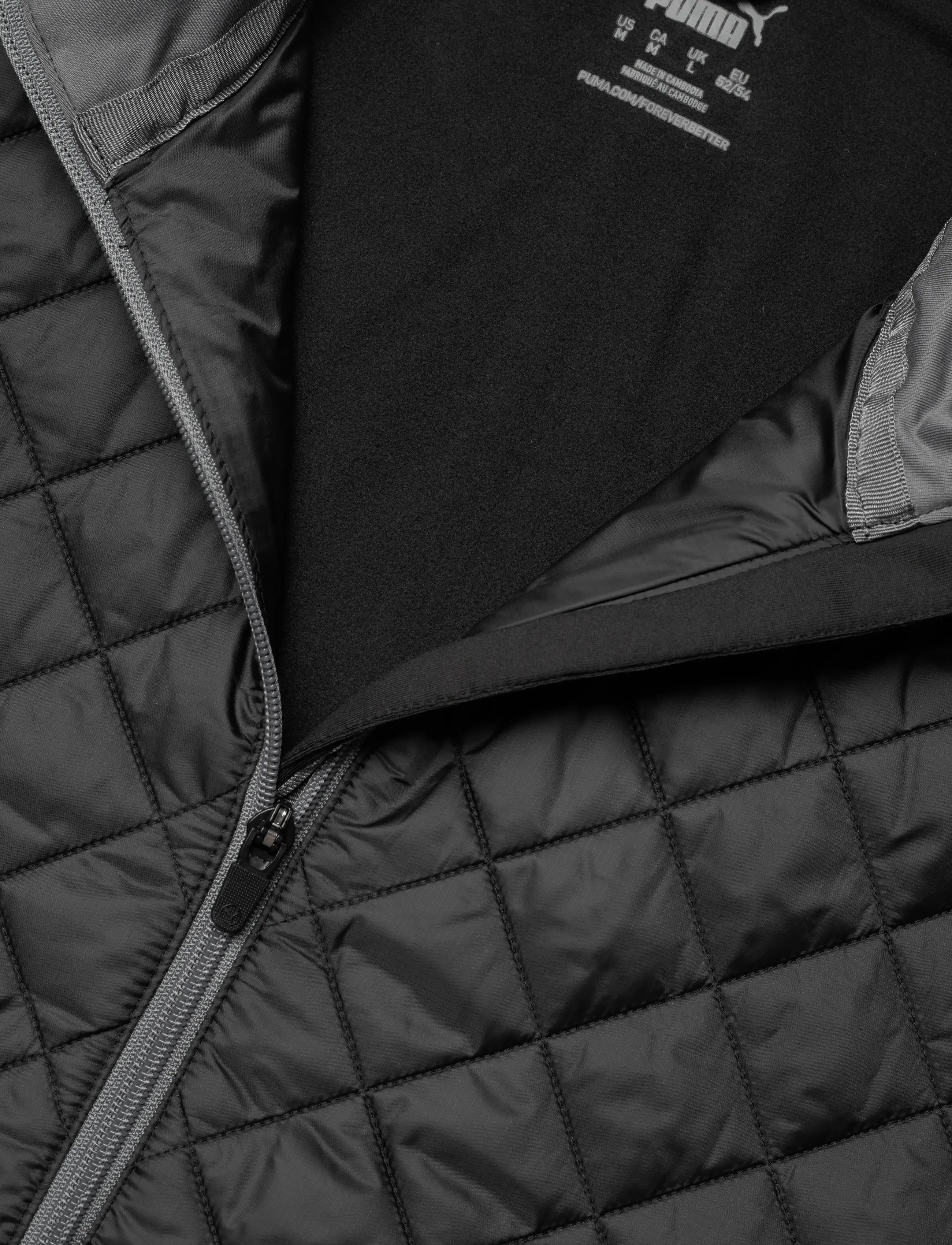 PUMA Golf - Frost Quilted Jacket - kurtki golfowe - puma black-slate gray - 2