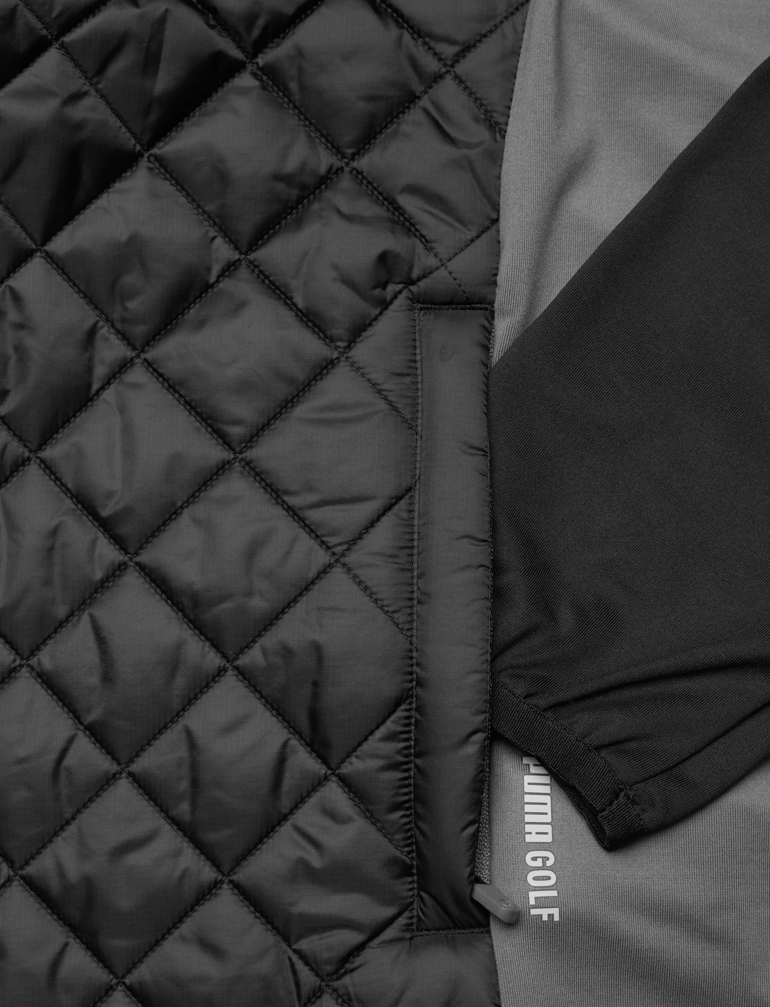 PUMA Golf - Frost Quilted Jacket - kurtki golfowe - puma black-slate gray - 4