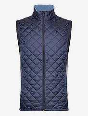 PUMA Golf - Frost Quilted Vest - golf jackets - navy blazer-slate sky - 0