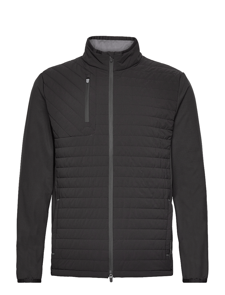 PUMA Golf - Scotia Quilted Jacket - puma black-slate sky - 0