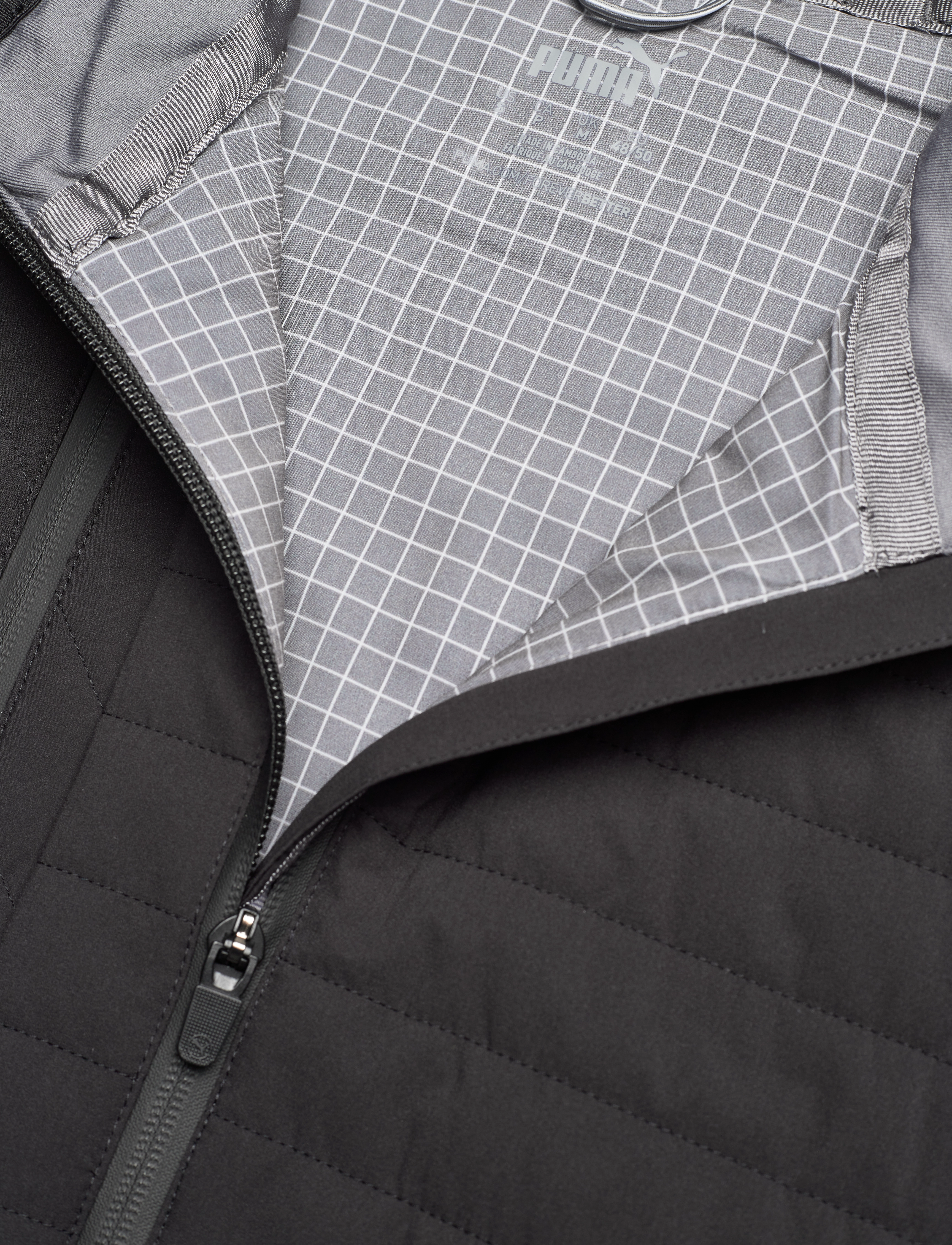 PUMA Golf - Scotia Quilted Jacket - puma black-slate sky - 2