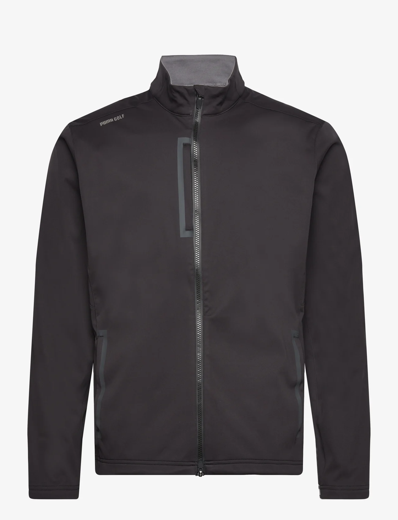 PUMA Golf - Channel Softshell Jacket - golfo striukės - puma black-slate sky - 0