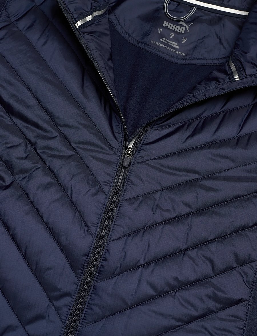 PUMA Golf - W Frost Quilted Jacket - golfjackor - navy blazer - 2
