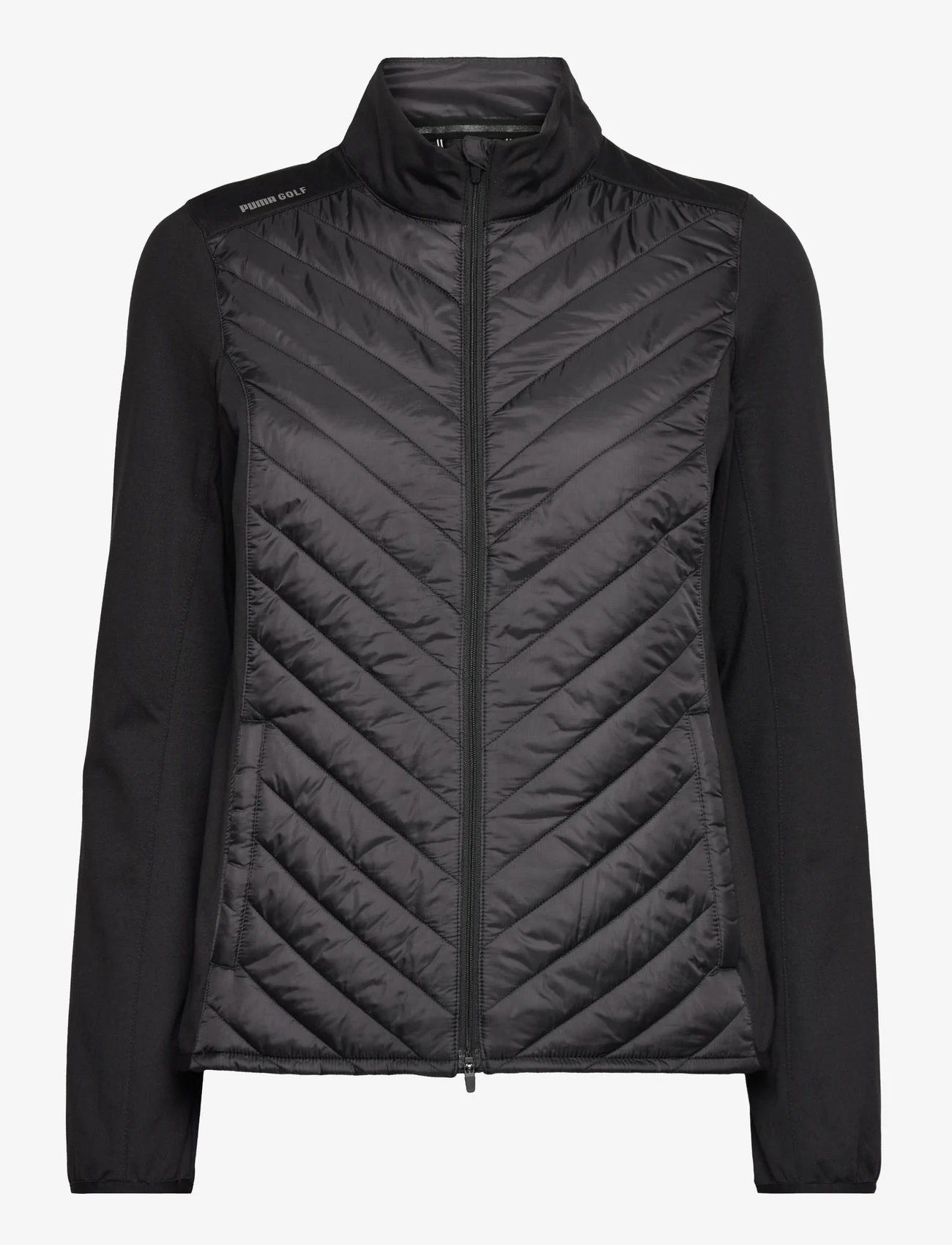 PUMA Golf - W Frost Quilted Jacket - spring jackets - puma black-slate sky - 0