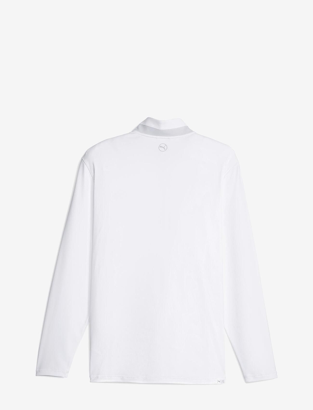 PUMA Golf - Lightweight 1/4 Zip - overdele - white glow-ash gray - 2
