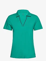 PUMA Golf - W Cloudspun Piped SS Polo - polo marškinėliai - sparkling green - 0