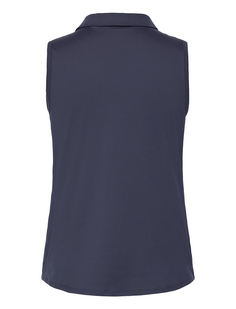 PUMA Golf - W Cloudspun Piped SL Polo - toppe & t-shirts - deep navy - 1