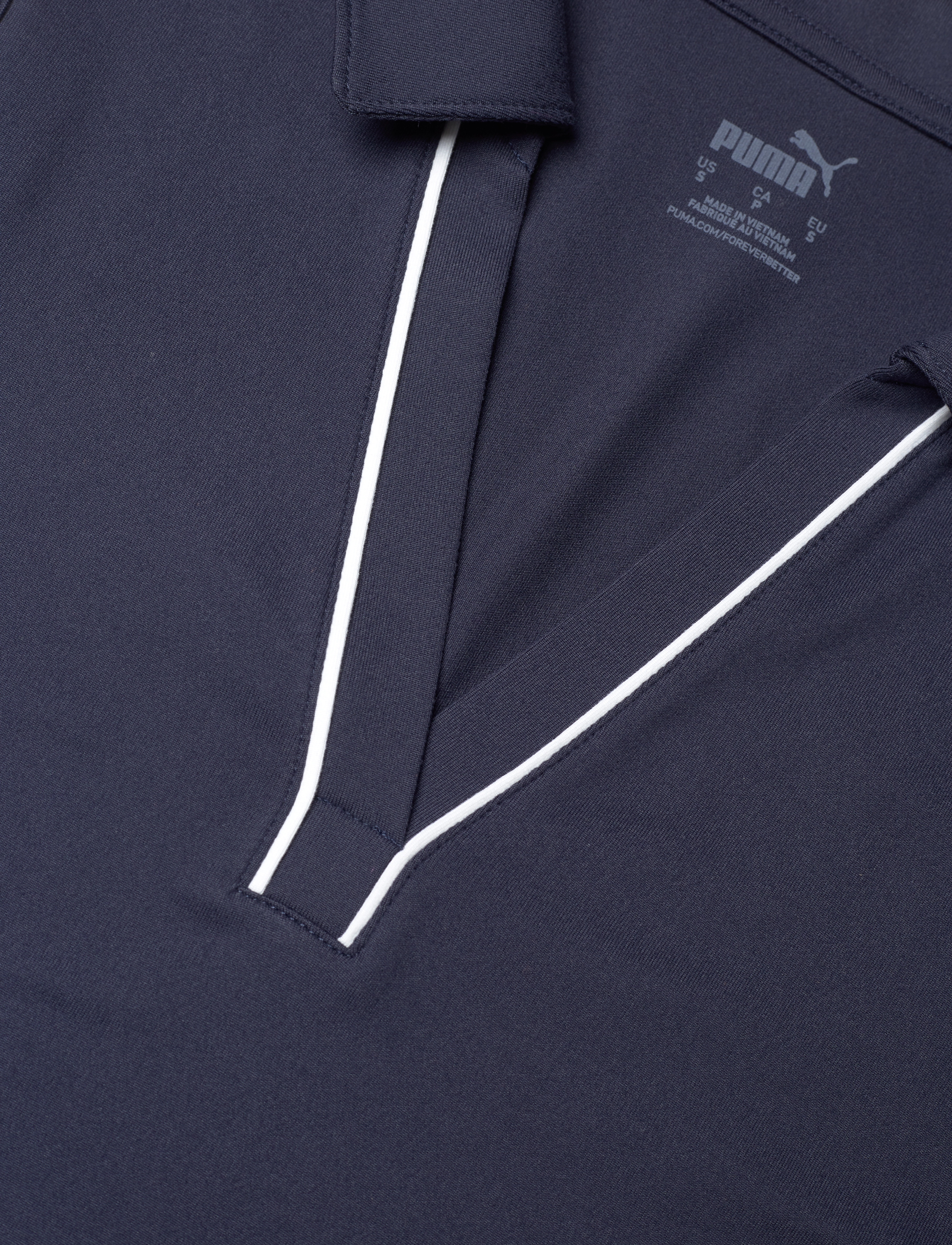 PUMA Golf - W Cloudspun Piped SL Polo - oberteile & t-shirts - deep navy - 2