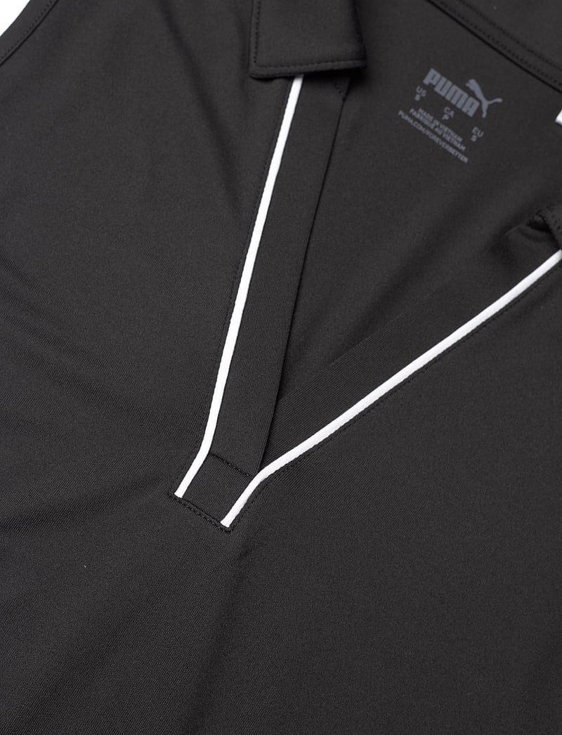 PUMA Golf - W Cloudspun Piped SL Polo - alussärgid ja t-särgid - puma black - 2