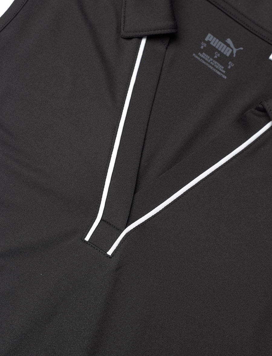 PUMA Golf - W Cloudspun Piped SL Polo - topit & t-paidat - puma black - 2