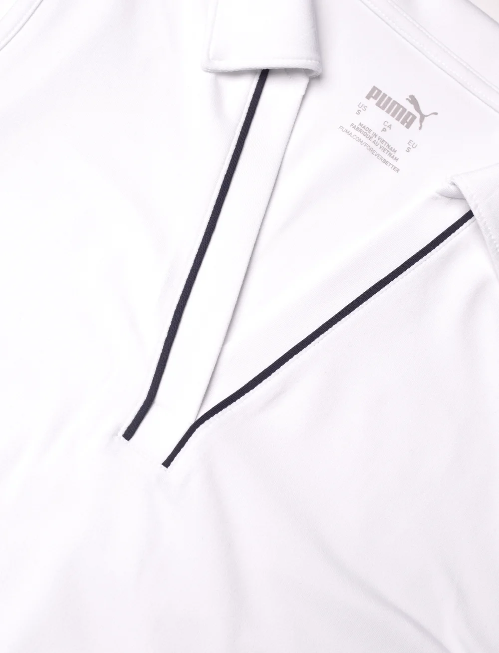PUMA Golf - W Cloudspun Piped SL Polo - toppe & t-shirts - white glow - 2
