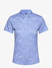 PUMA Golf - W Cloudspun Microdot SS Polo - polo marškinėliai - blue skies-white glow - 0
