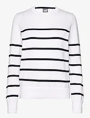 PUMA Golf - W Resort Crewneck Sweater - sweatshirts - white glow-deep navy - 0