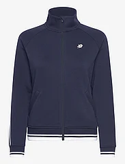 PUMA Golf - W Birdie Track Jacket - golf jackets - deep navy-white glow - 0