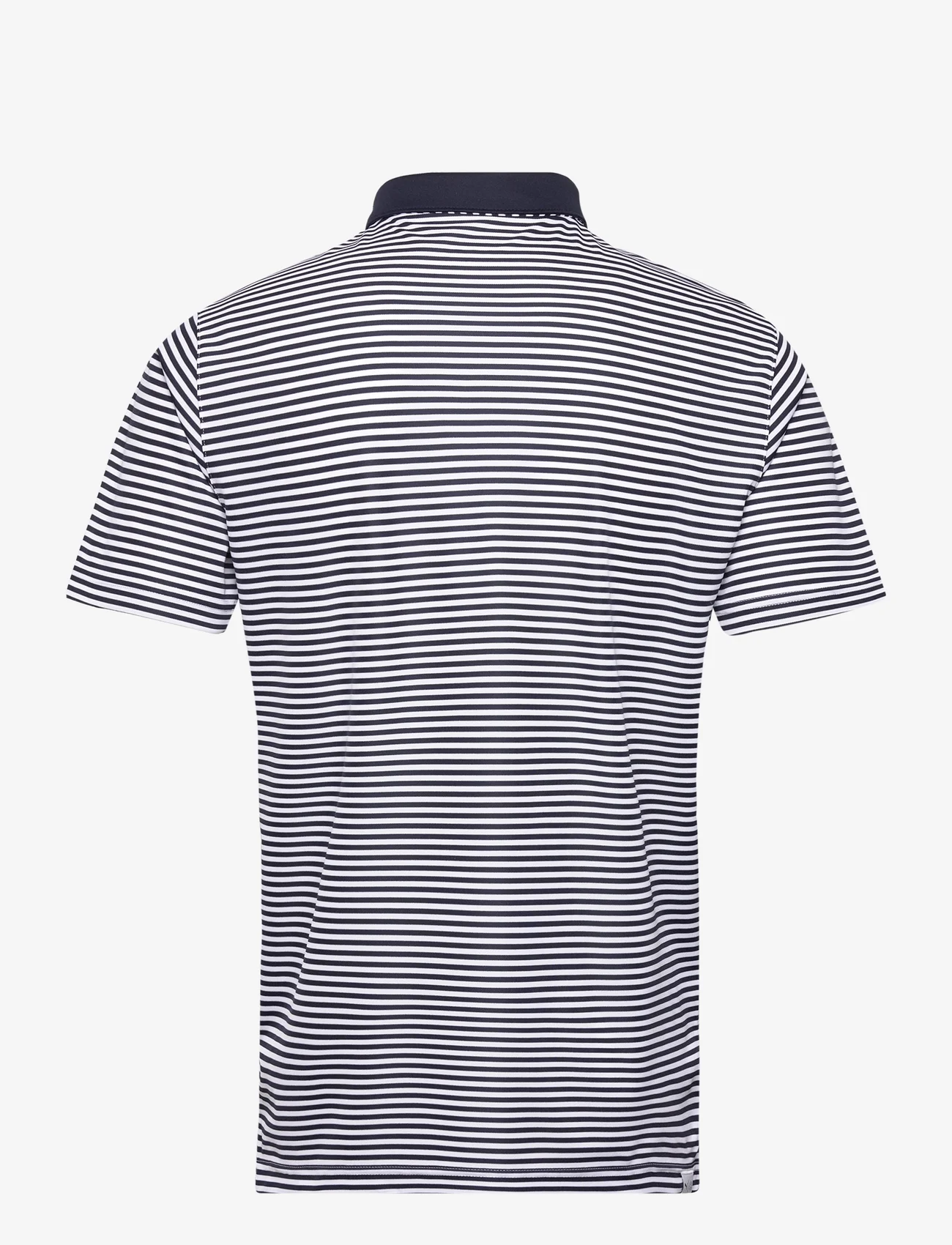 PUMA Golf - Pure Stripe Polo - polo marškinėliai trumpomis rankovėmis - deep navy-white glow - 1