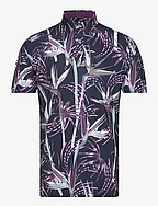 MATTR Birds of Paradise Polo - DEEP NAVY-CRUSHED BERRY