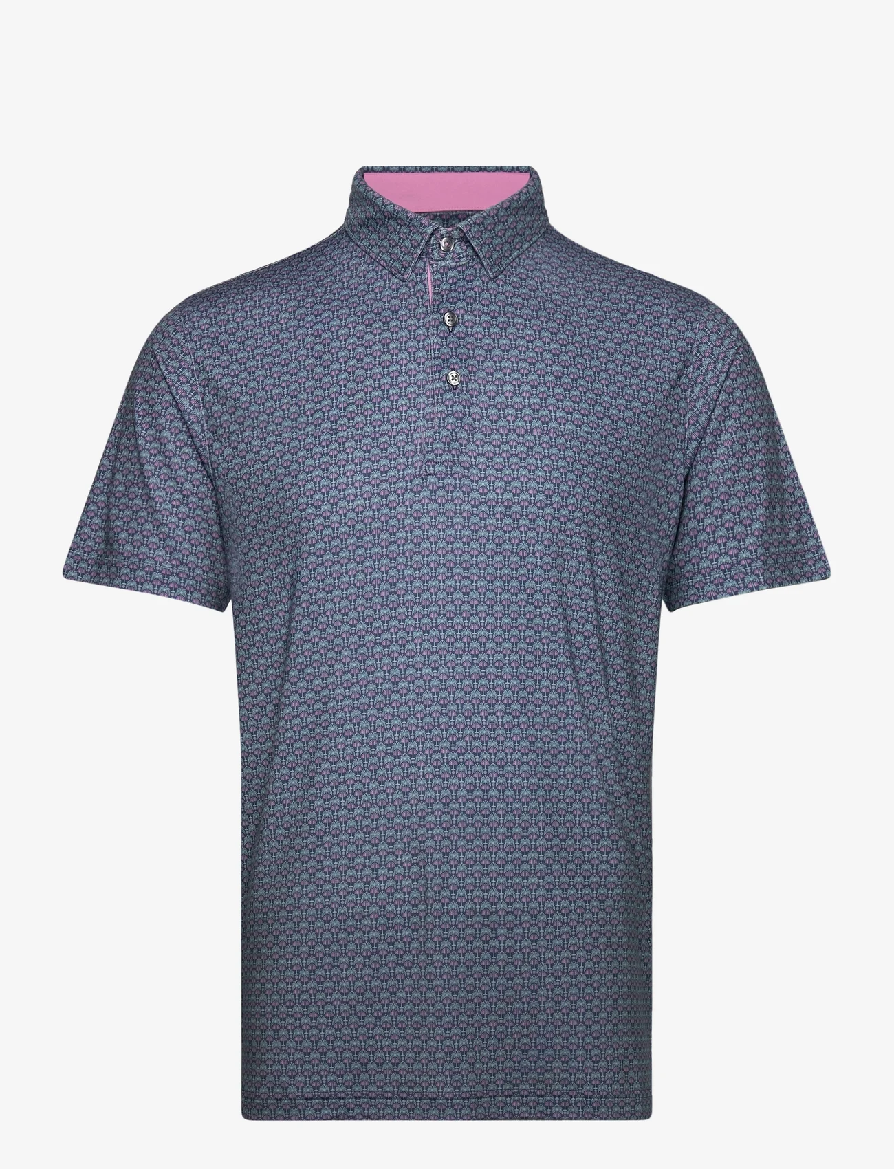 PUMA Golf - MATTR Palm Deco Polo - polo marškinėliai trumpomis rankovėmis - pink icing-turquoise surf - 0
