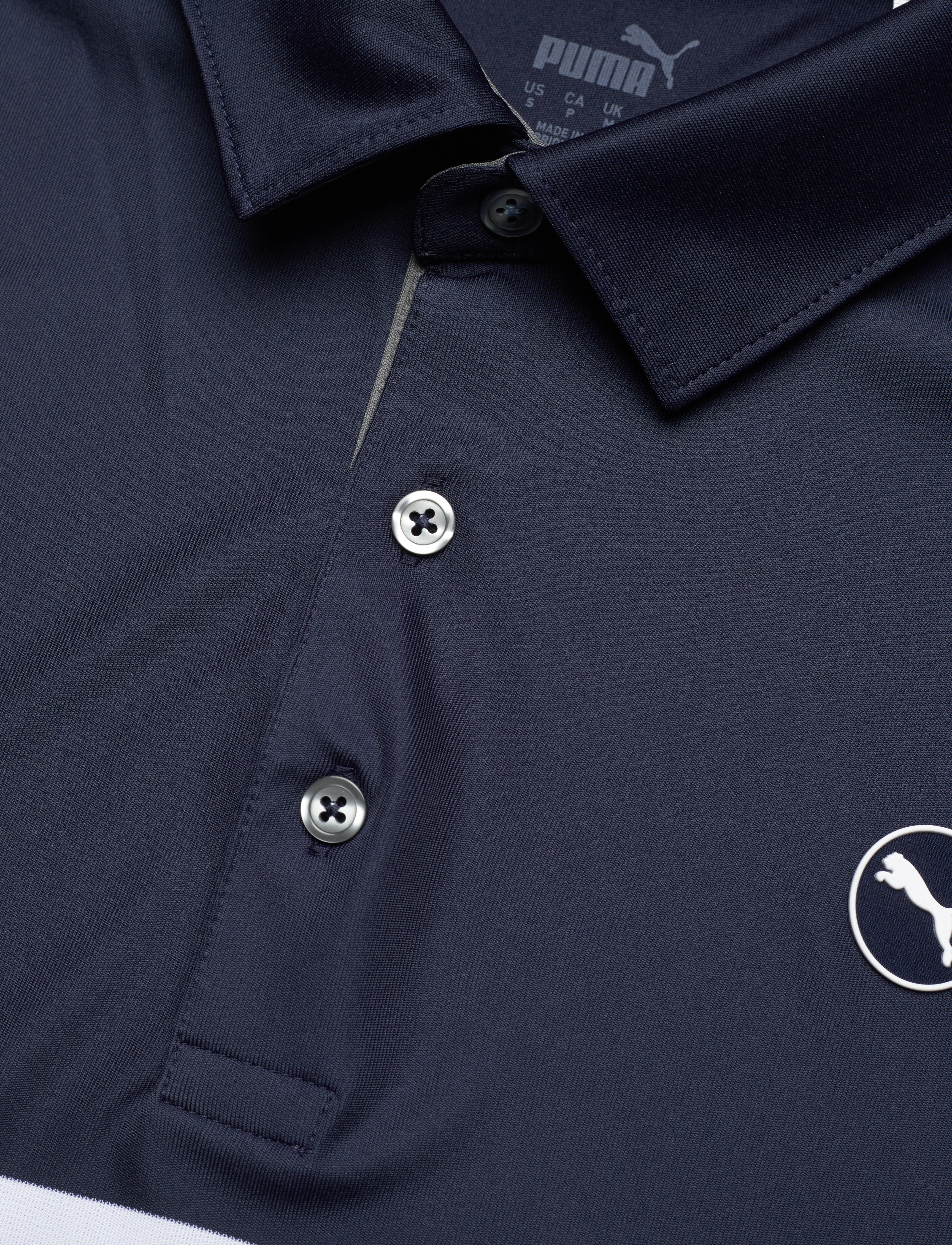 PUMA Golf - Pure Colorblock Polo - deep navy-zen blue - 2
