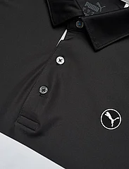 PUMA Golf - Pure Colorblock Polo - oberteile & t-shirts - puma black-aqua blue - 2