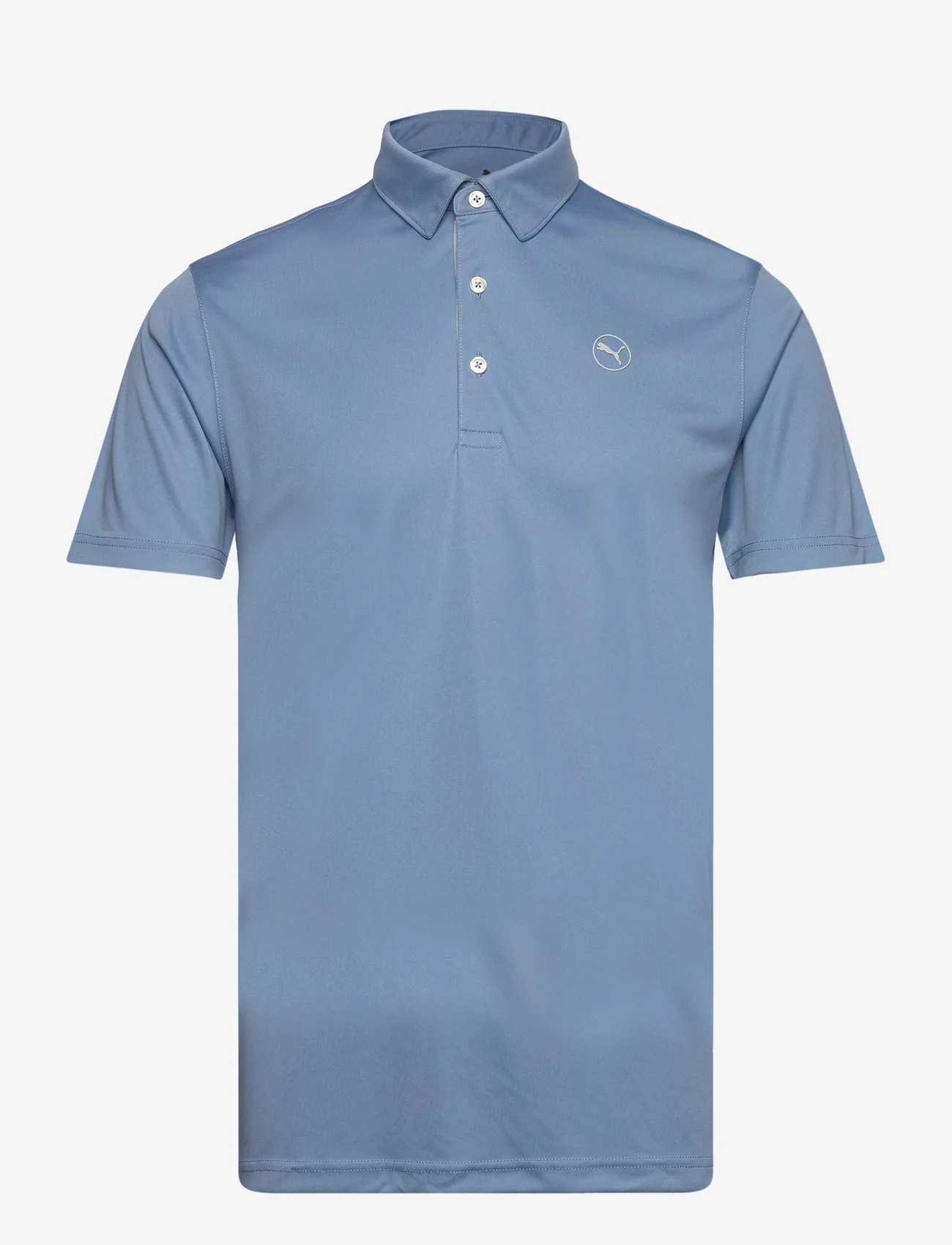 PUMA Golf - Pure Solid Polo - short-sleeved polos - zen blue - 0