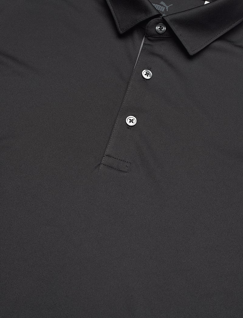 PUMA Golf - Pure Solid Polo - toppar & t-shirts - puma black - 2