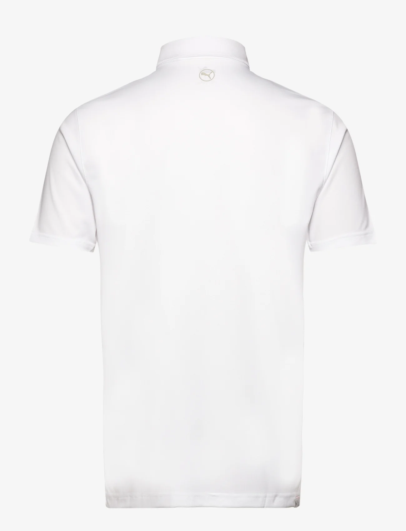 PUMA Golf - Pure Solid Polo - short-sleeved polos - white glow - 1