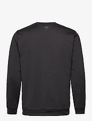 PUMA Golf - Cloudspun Patch Crewneck - sweatshirts - puma black heather - 1