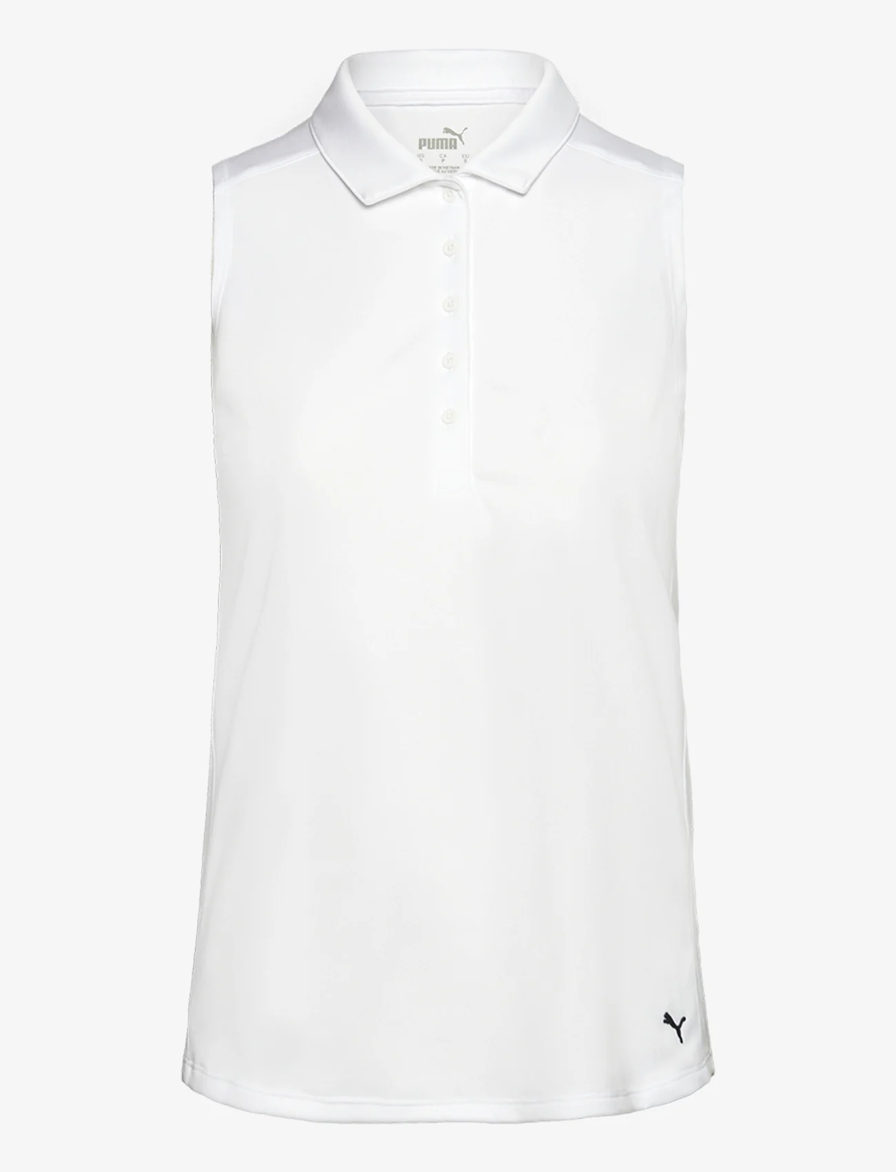 PUMA Golf - W Pure SL Polo - koszulki polo - white glow - 0