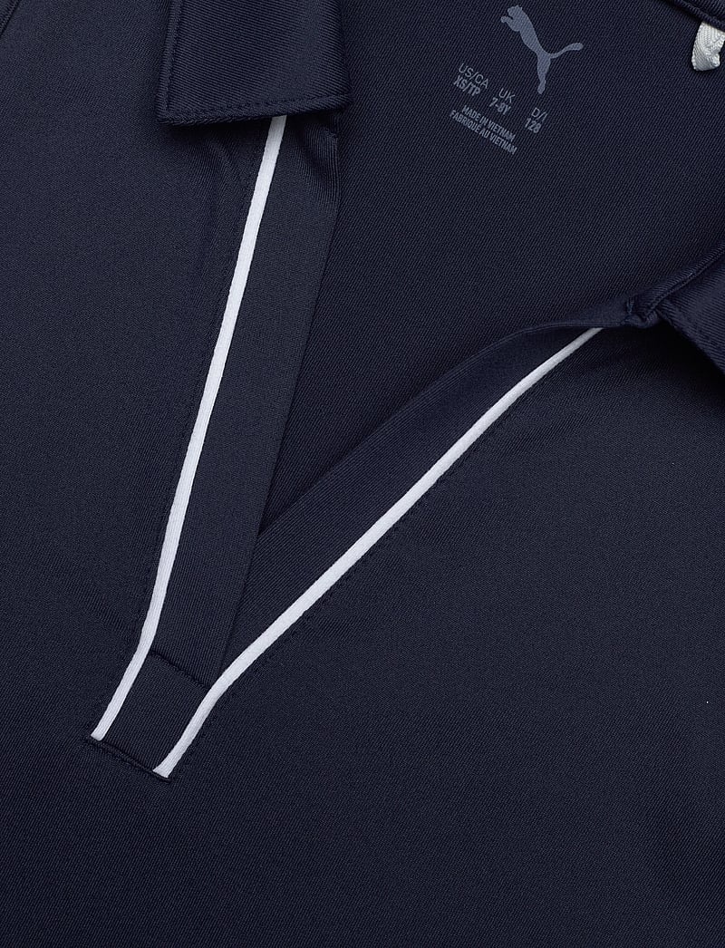 PUMA Golf - Girls Cloudspun Piped SL Polo - lühikeste varrukatega polod - deep navy - 2