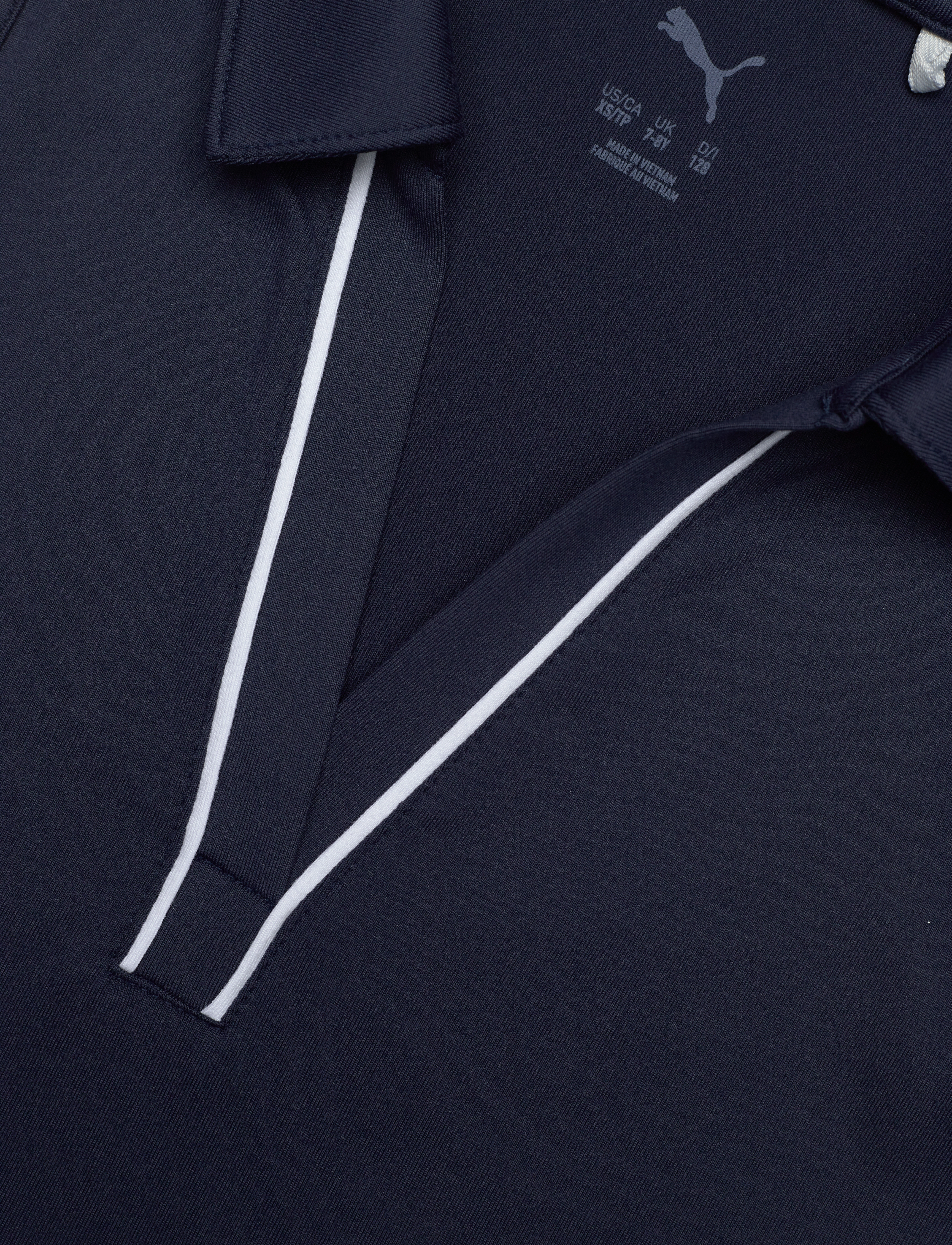 PUMA Golf - Girls Cloudspun Piped SL Polo - deep navy - 2