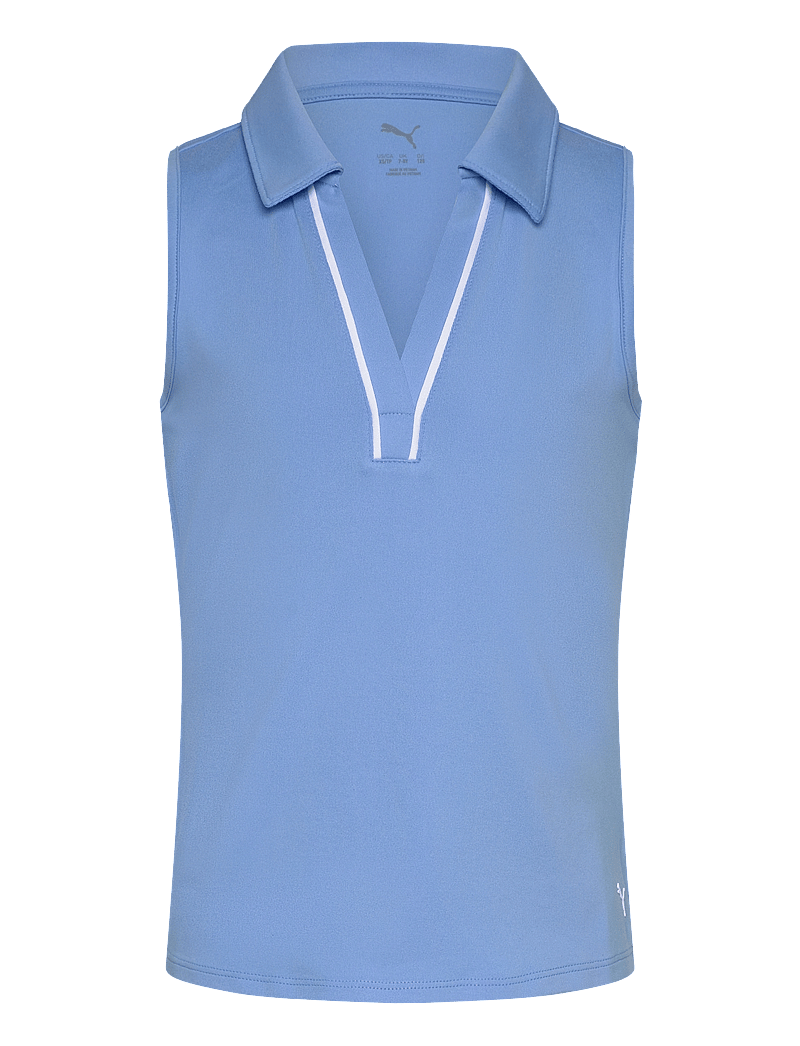 PUMA Golf - Girls Cloudspun Piped SL Polo - lühikeste varrukatega polod - team light blue - 0