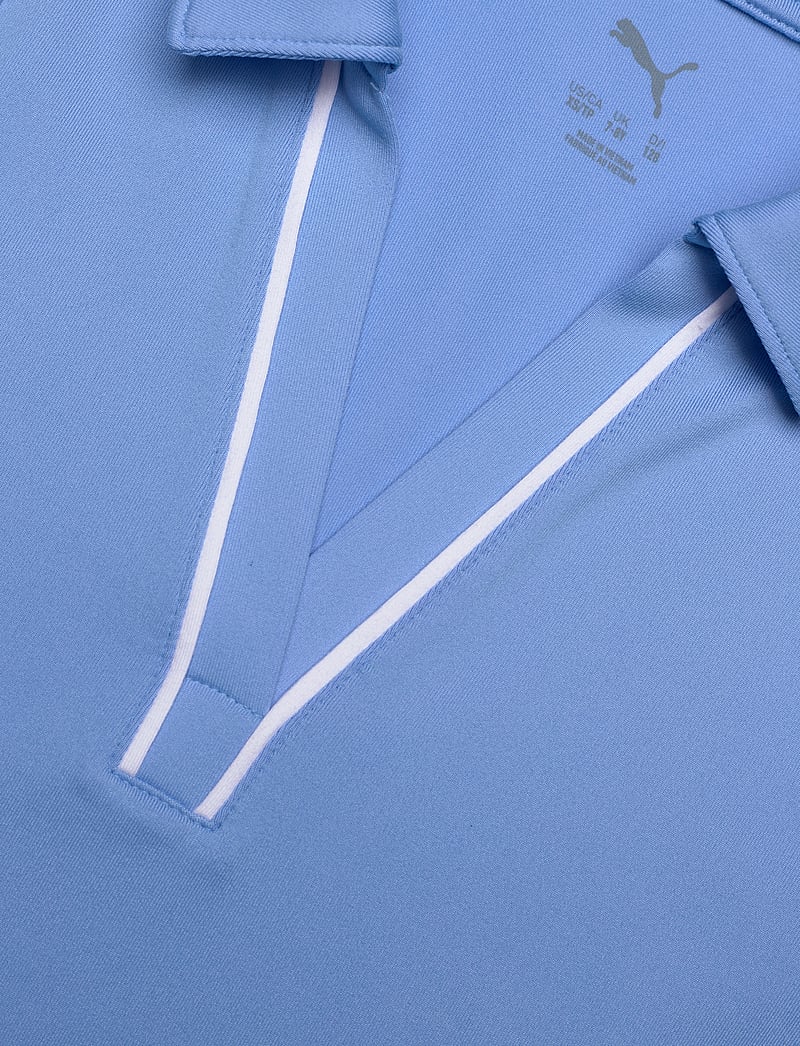 PUMA Golf - Girls Cloudspun Piped SL Polo - lühikeste varrukatega polod - team light blue - 2