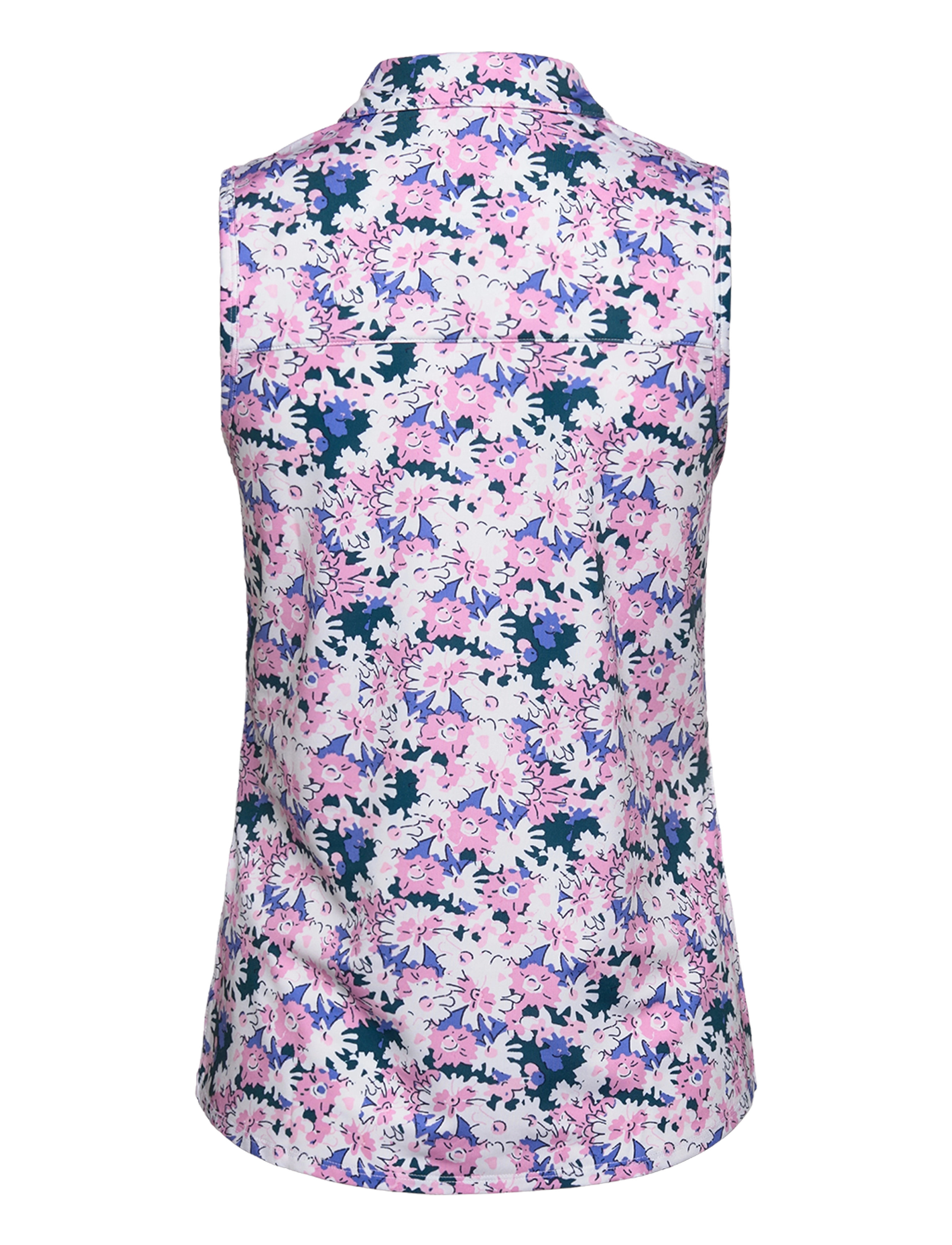PUMA Golf - W MATTR Bloom SL Polo - pink icing-white glow - 1