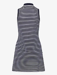 PUMA Golf - W Everyday Stripe Pique Dress - sportieve jurken - deep navy-white glow - 1
