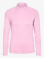 W You-V Solid 1/4 Zip - PINK ICING