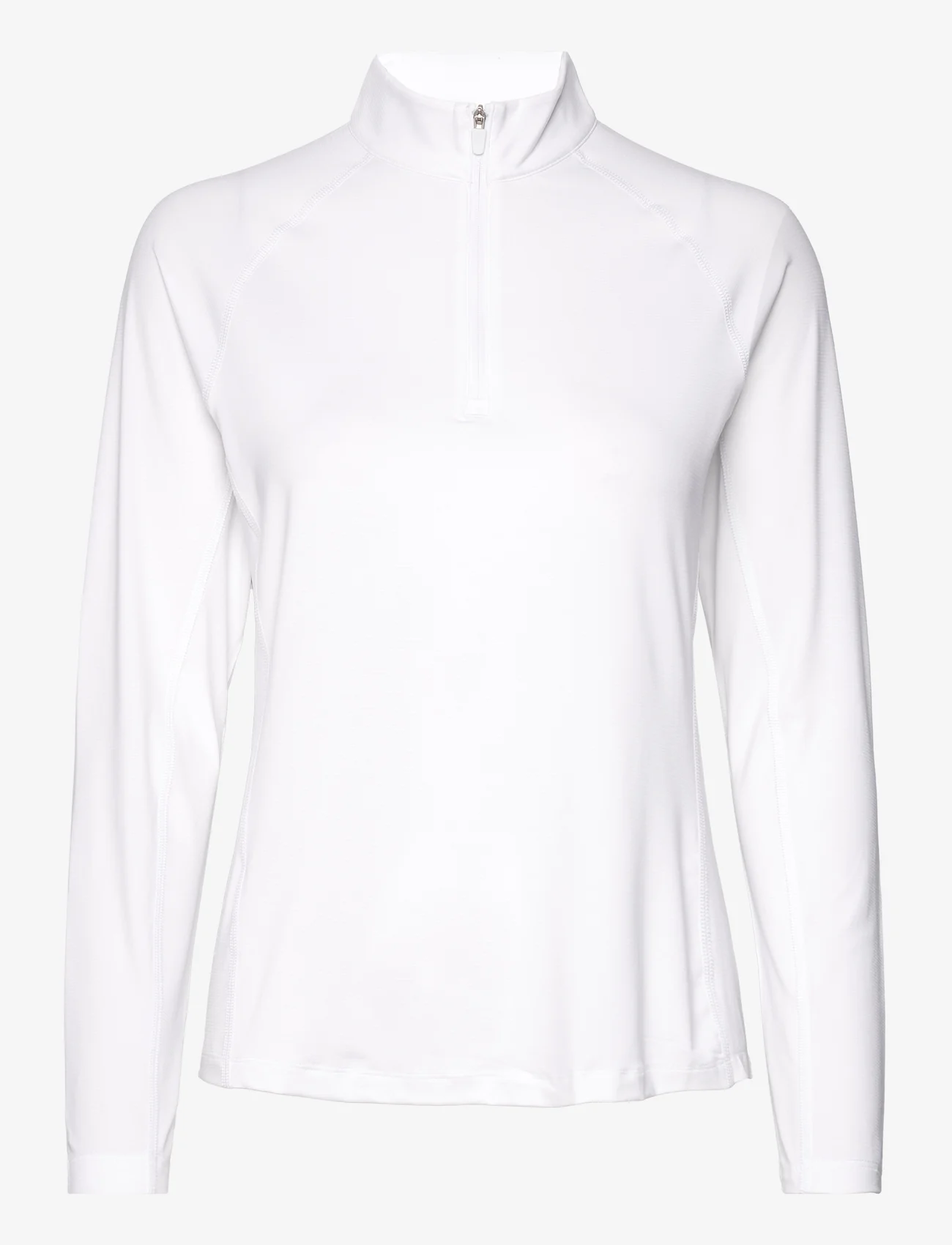 PUMA Golf - W You-V Solid 1/4 Zip - mid layer jackets - white glow - 0
