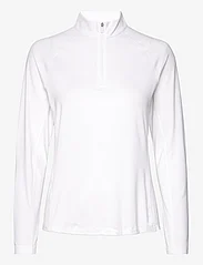 PUMA Golf - W You-V Solid 1/4 Zip - mid layer jackets - white glow - 0