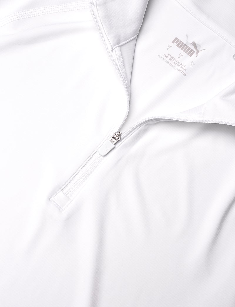 PUMA Golf - W You-V Solid 1/4 Zip - kampsunid ja vahekihid - white glow - 2