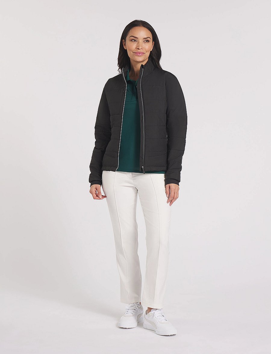 PUMA Golf - W Kyley Quilted Jacket - winter jackets - puma black - 0