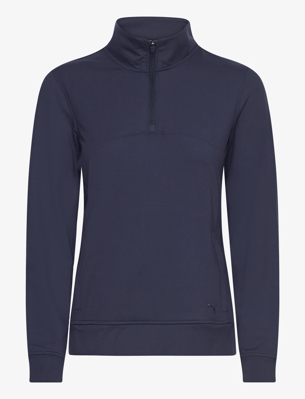 PUMA Golf - W Cloudspun Isla 1/4 Zip - långärmade tröjor - deep navy - 0