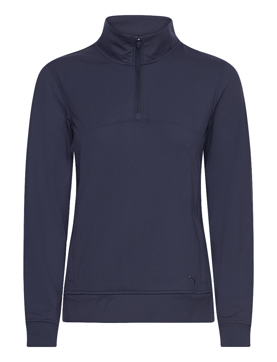 PUMA Golf - W Cloudspun Isla 1/4 Zip - overdele - deep navy - 0