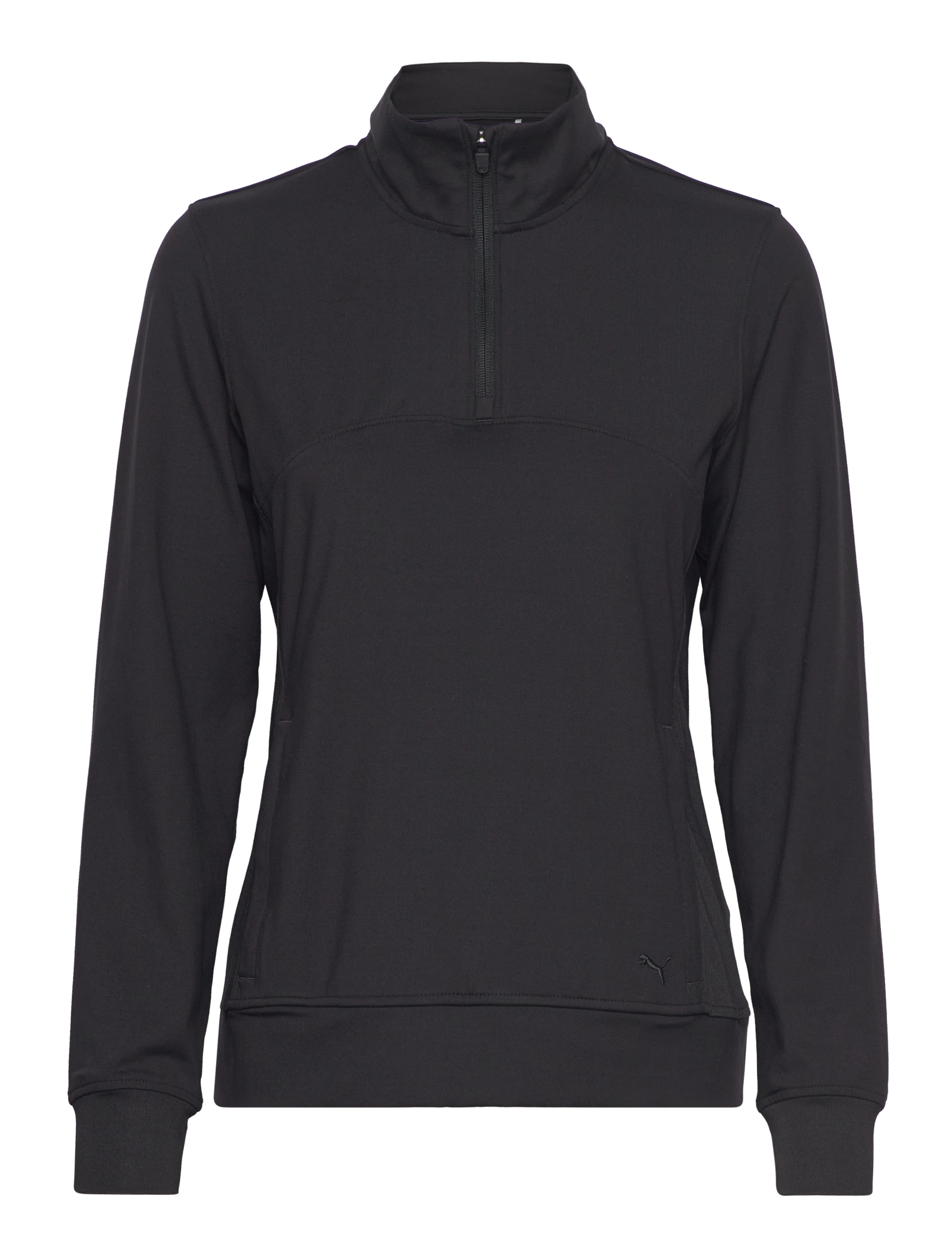 PUMA Golf W Cloudspun Isla 1/4 Zip, XS, Black, Sports Overdele & T-shirts > Sport Long Sleeve Overdele, Dame