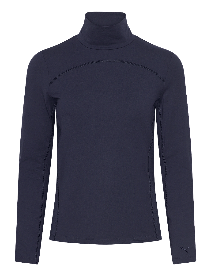 PUMA Golf - W Lucy LS Mockneck - alussärgid - deep navy - 1
