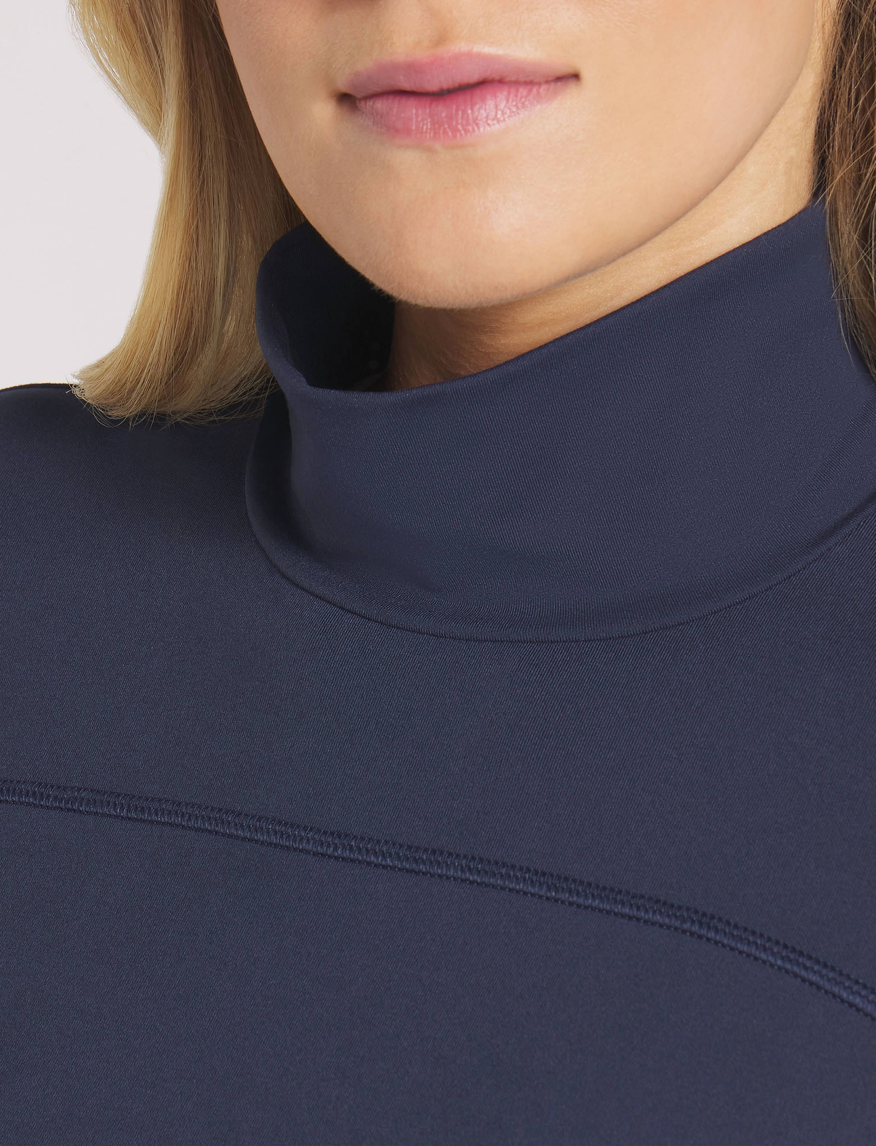 PUMA Golf W Lucy LS Mockneck - Pikkade varrukatega alussärgid - DEEP NAVY / navy