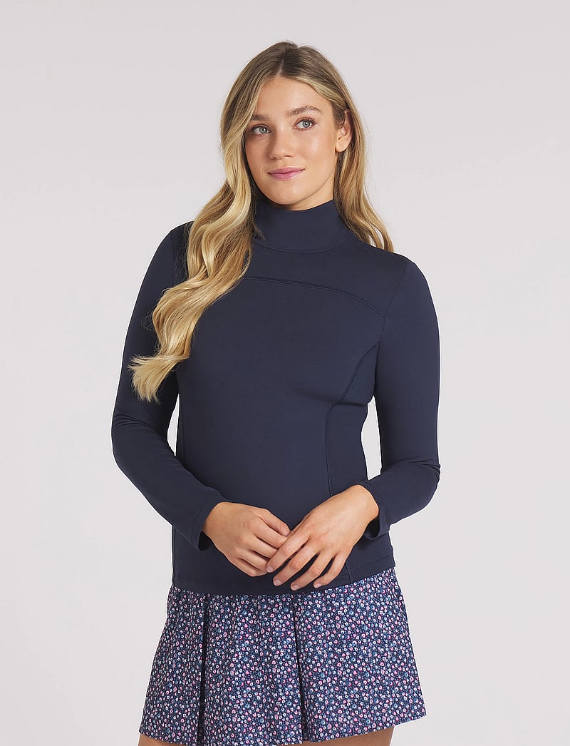 PUMA Golf - W Lucy LS Mockneck - alussärgid ja t-särgid - deep navy - 3