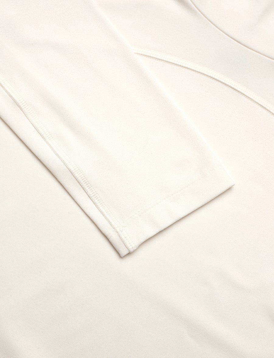 PUMA Golf - W Lucy LS Mockneck - oberteile - warm white - 2