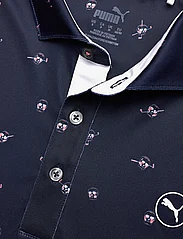 PUMA Golf - MATTR Skulls Polo - polo marškinėliai trumpomis rankovėmis - deep navy-melon punch - 2