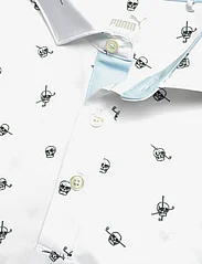 PUMA Golf - MATTR Skulls Polo - polo marškinėliai trumpomis rankovėmis - white glow-silver sky - 2