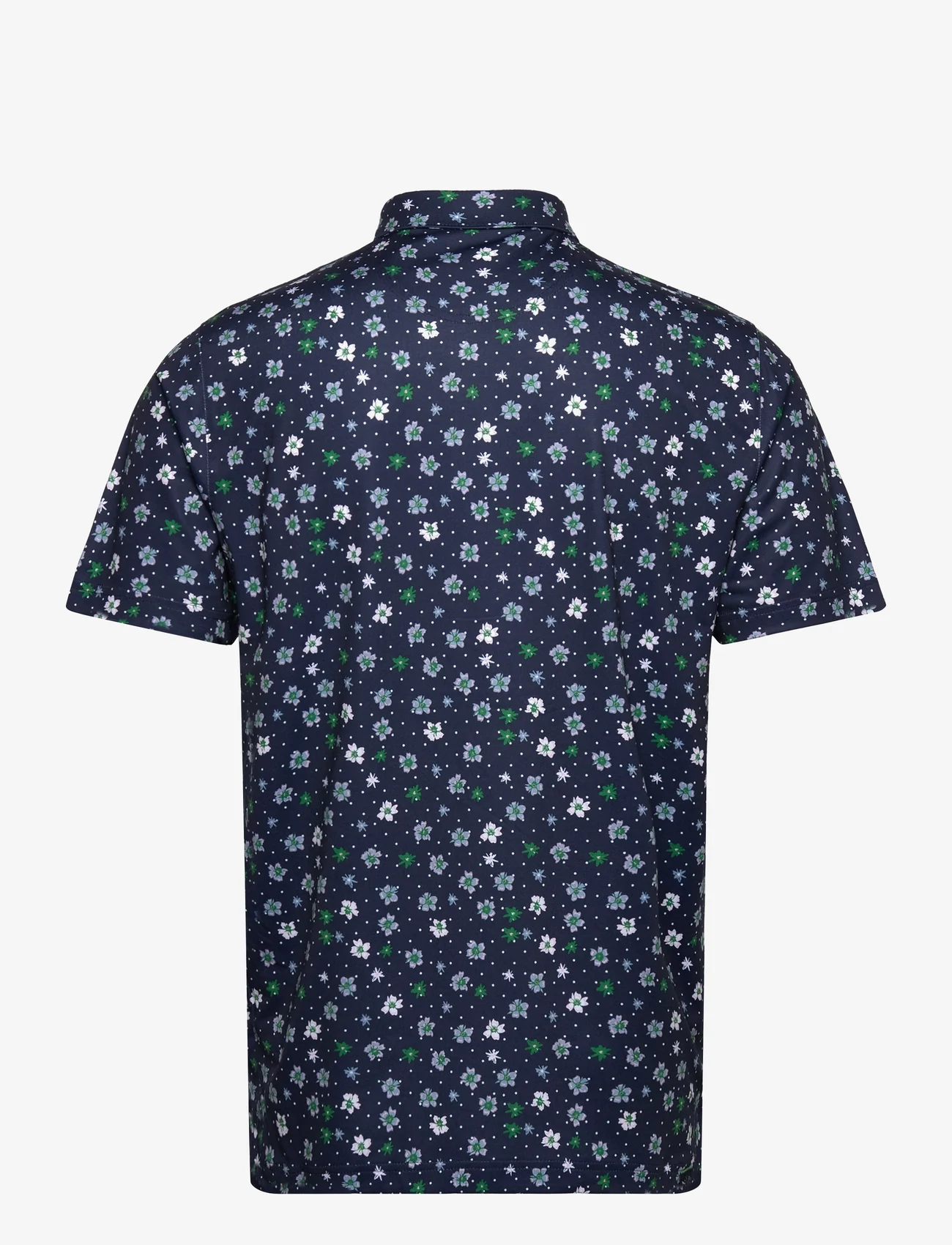 PUMA Golf - Cloudspun Floral Polo - polo marškinėliai trumpomis rankovėmis - deep navy-vine - 1
